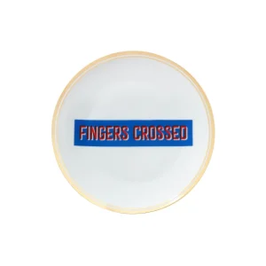 Bitossi Home Finger Crossed Plate