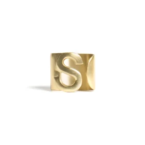 Bitossi Home Napkin Holder - Letter S
