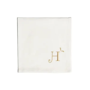 Bitossi Home Napkin Letter H