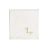 Bitossi Home Napkin Letter L