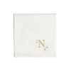 Bitossi Home Napkin Letter N