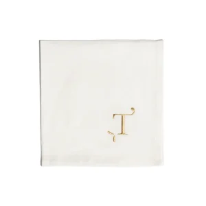 Bitossi Home Napkin Letter T