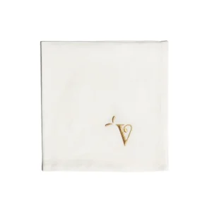 Bitossi Home Napkin Letter V