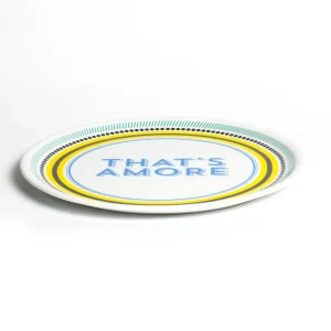Bitossi Home Pizza Plate That'S Amore