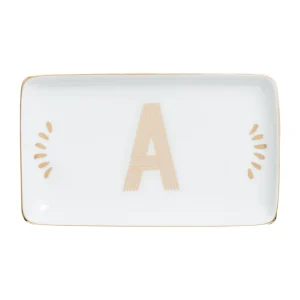 Bitossi Home Rectangular Tray Letter A