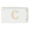 Bitossi Home Rectangular Tray Letter C