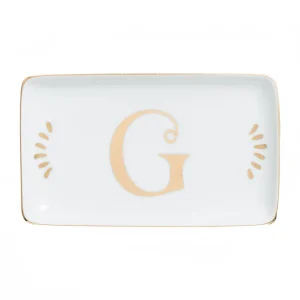 Bitossi Home Rectangular Tray Letter G