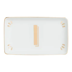 Bitossi Home Rectangular Tray Letter I