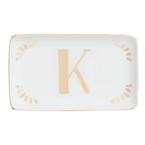 Bitossi Home Rectangular Tray Letter K