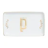 Bitossi Home Rectangular Tray Letter P