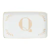 Bitossi Home Rectangular Tray Letter Q