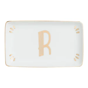 Bitossi Home Rectangular Tray Letter R