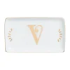 Bitossi Home Rectangular Tray Letter V