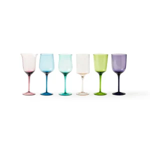 Bitossi Home Set 6 Goblets Mixed Shapes