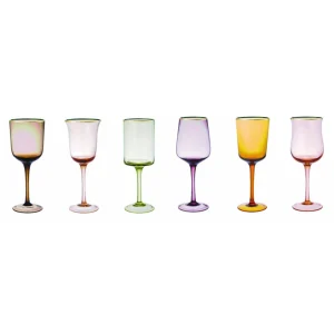 Bitossi Home Set 6 Goblets Mixed Shapes