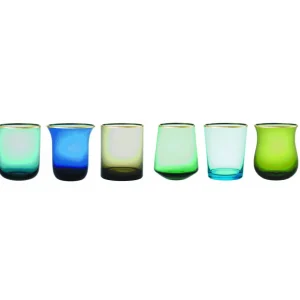 Bitossi Home Set 6 Liqueurs Mixed Shapes