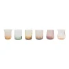 Bitossi Home Set 6 Tumbler - Texture Amber/Pink Nuance