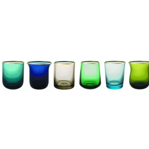 Bitossi Home Set 6 Tumblers Mixed Shapes